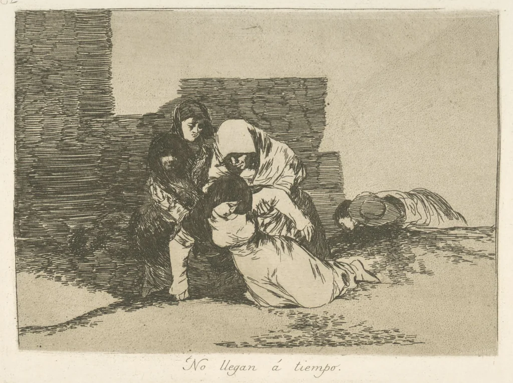 An illustration from Los desastres de la guerra, 1810, leaf 53