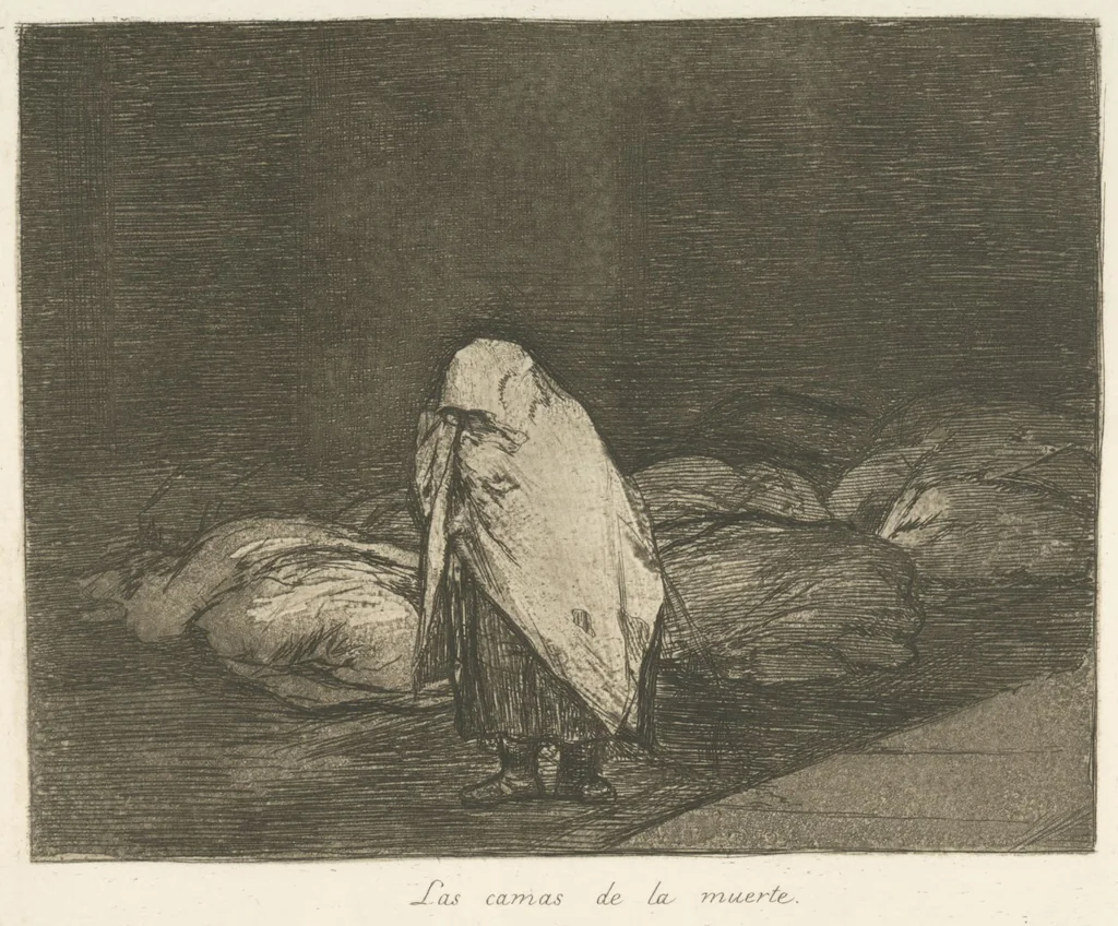 An illustration from Los desastres de la guerra, 1810, leaf 63