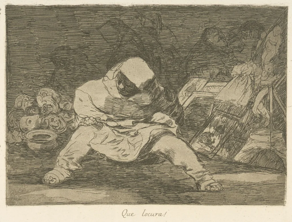 An illustration from Los desastres de la guerra, 1810, leaf 69