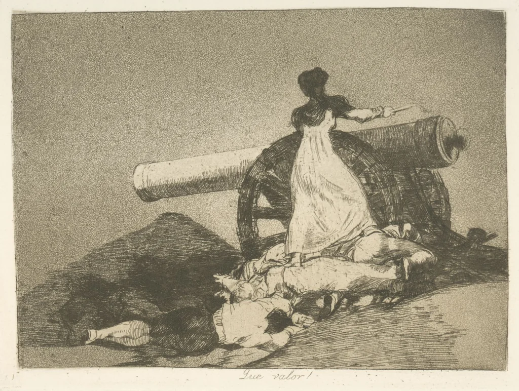 An illustration from Los desastres de la guerra, 1810, leaf 8