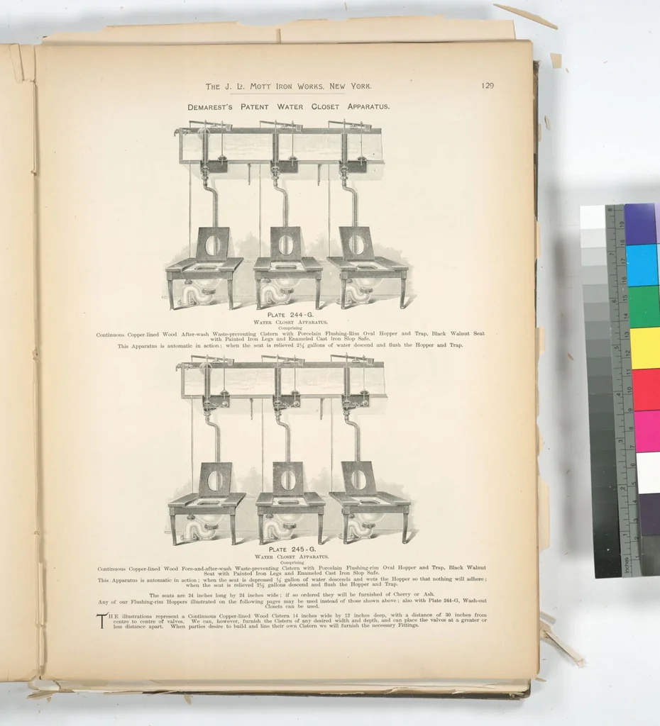 An illustration from Mott's plumbing, 1888, leaf 115