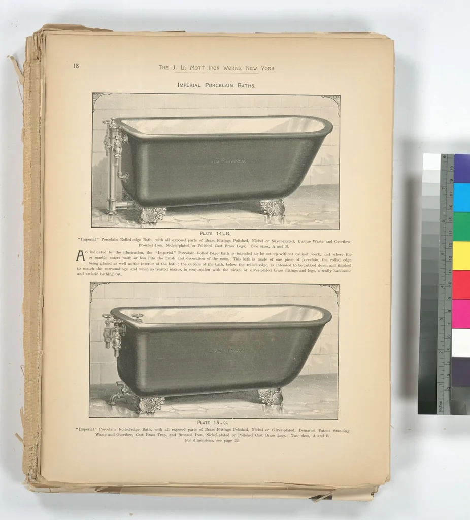 An illustration from Mott's plumbing, 1888, leaf 13