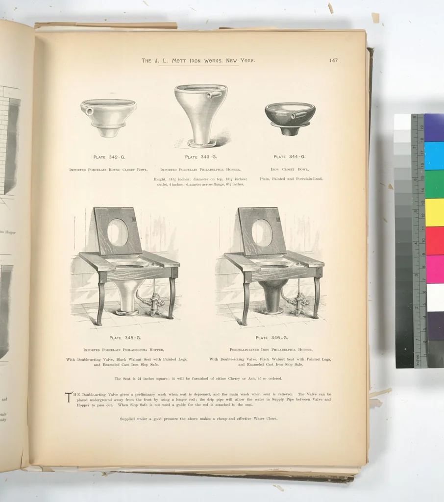 An illustration from Mott's plumbing, 1888, leaf 133