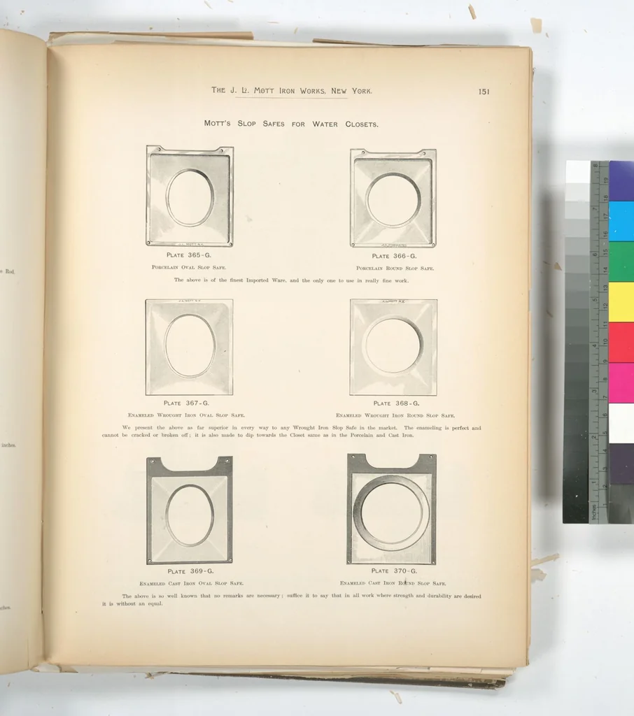 An illustration from Mott's plumbing, 1888, leaf 137