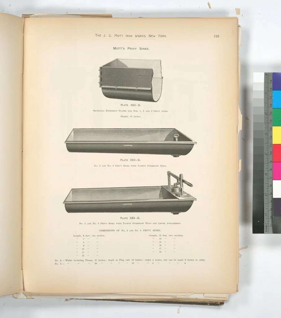 An illustration from Mott's plumbing, 1888, leaf 141