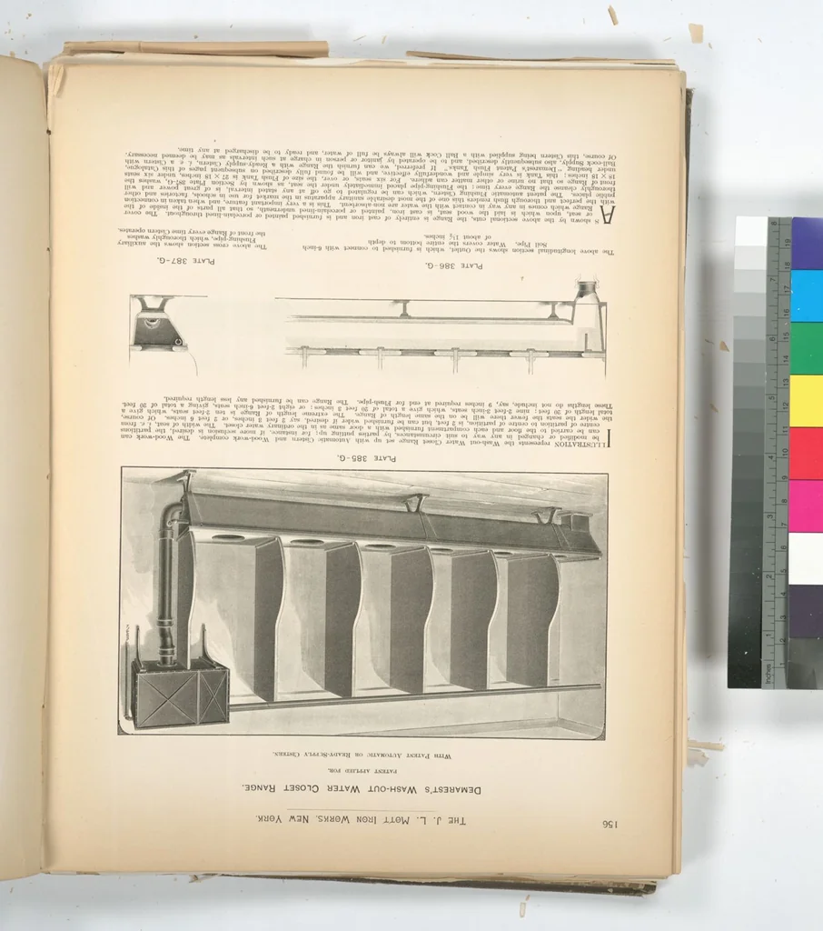 An illustration from Mott's plumbing, 1888, leaf 142