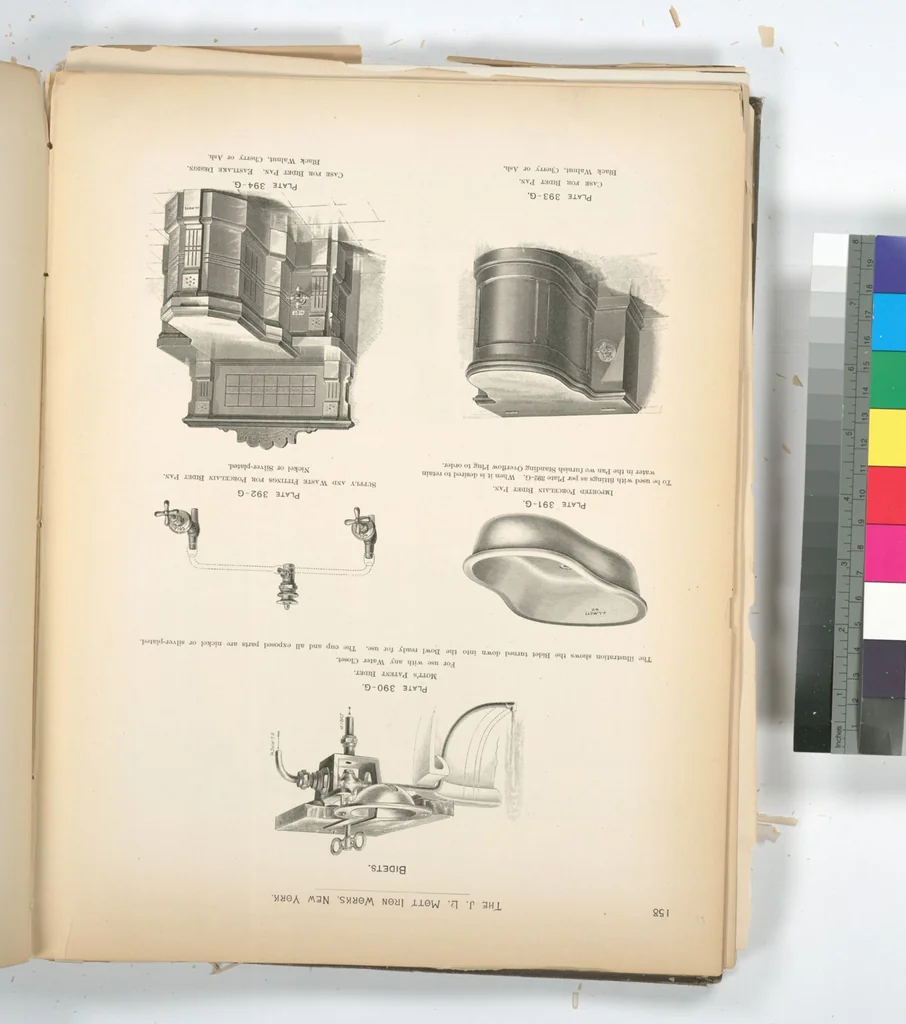 An illustration from Mott's plumbing, 1888, leaf 144