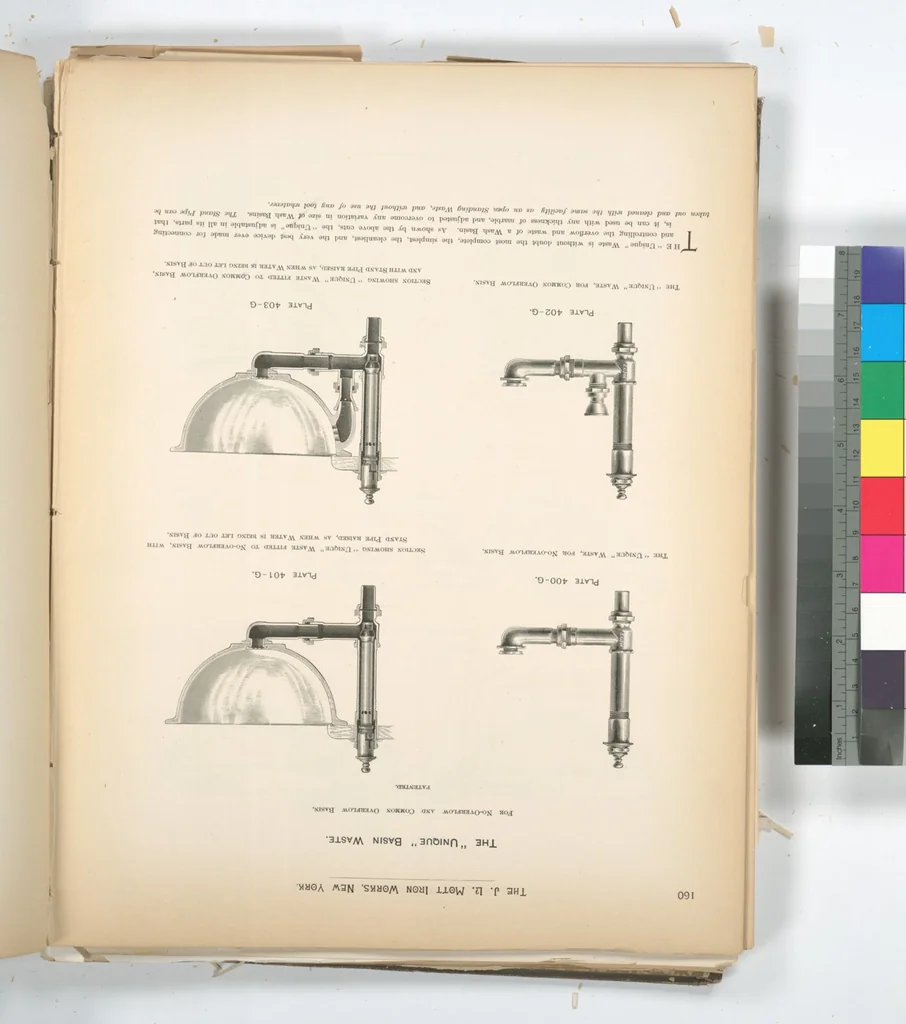 An illustration from Mott's plumbing, 1888, leaf 146