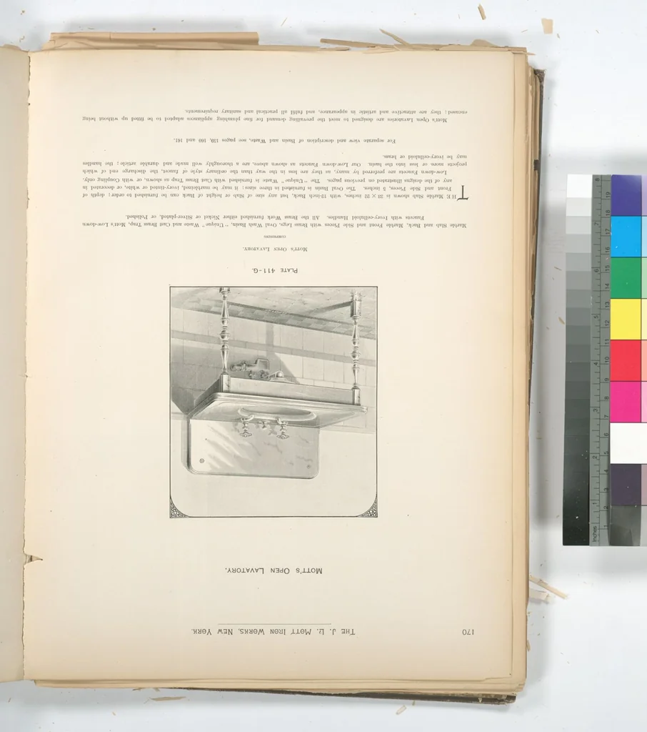 An illustration from Mott's plumbing, 1888, leaf 156