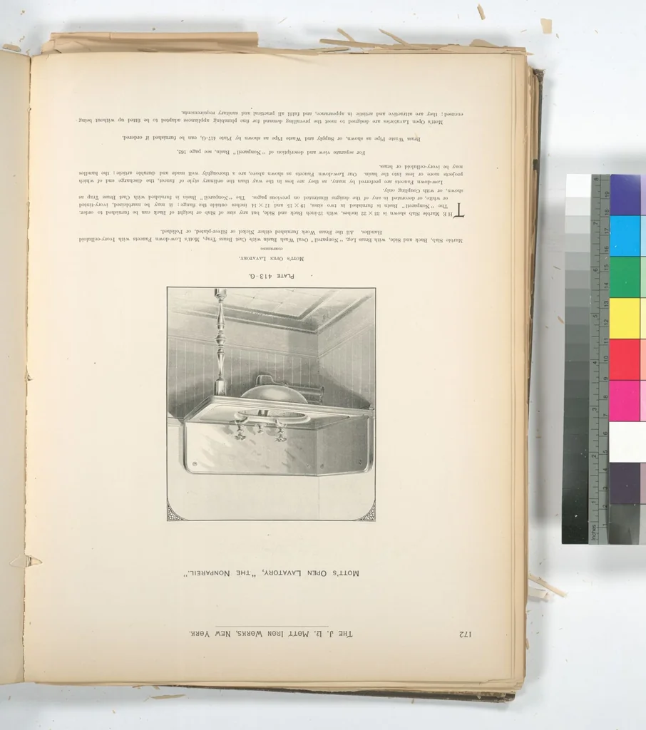 An illustration from Mott's plumbing, 1888, leaf 158