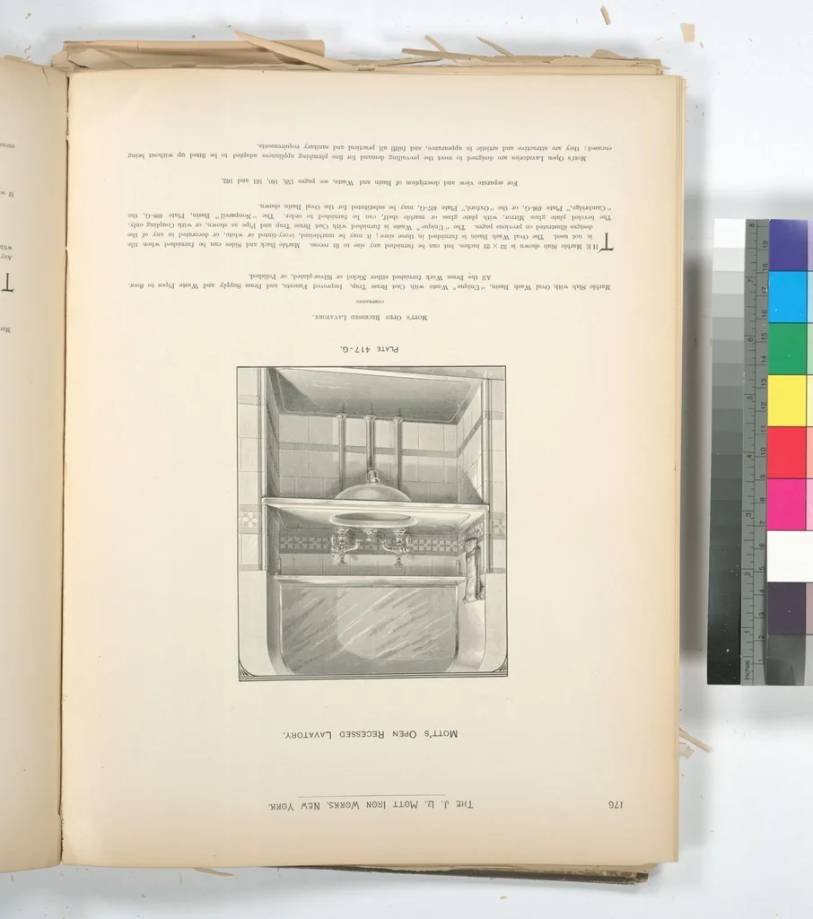 An illustration from Mott's plumbing, 1888, leaf 162