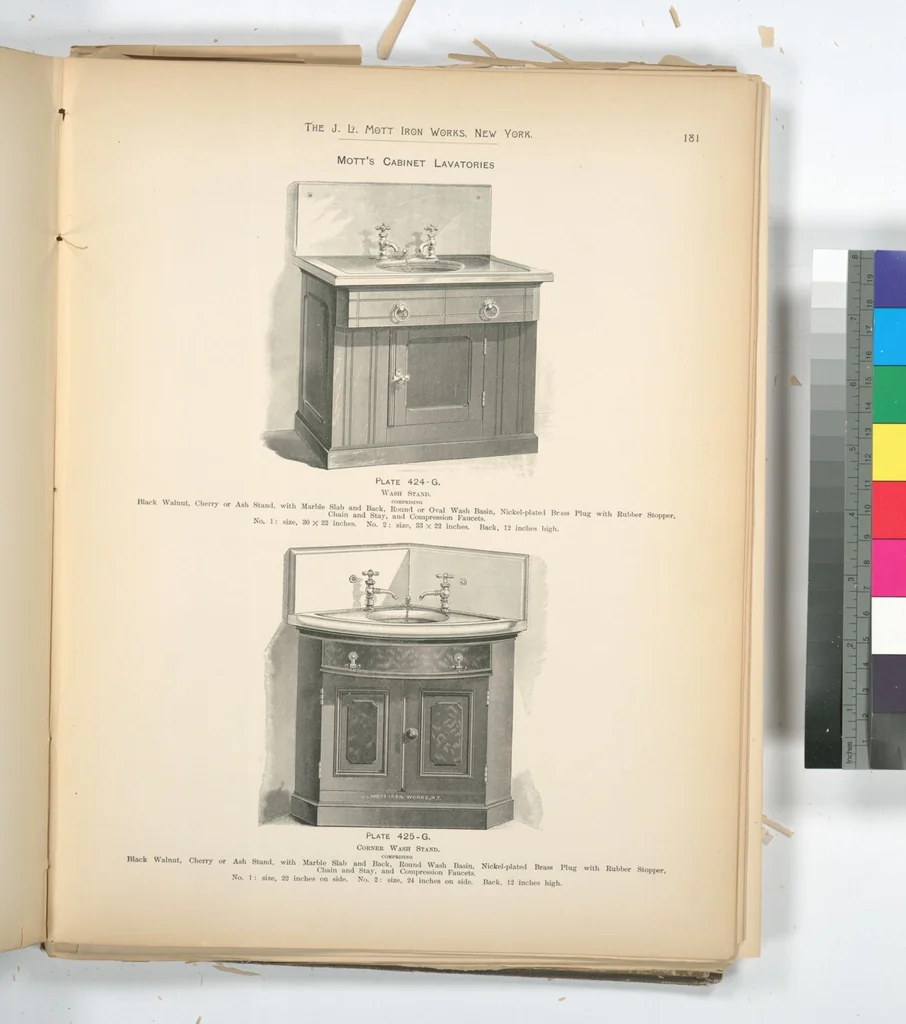 An illustration from Mott's plumbing, 1888, leaf 167