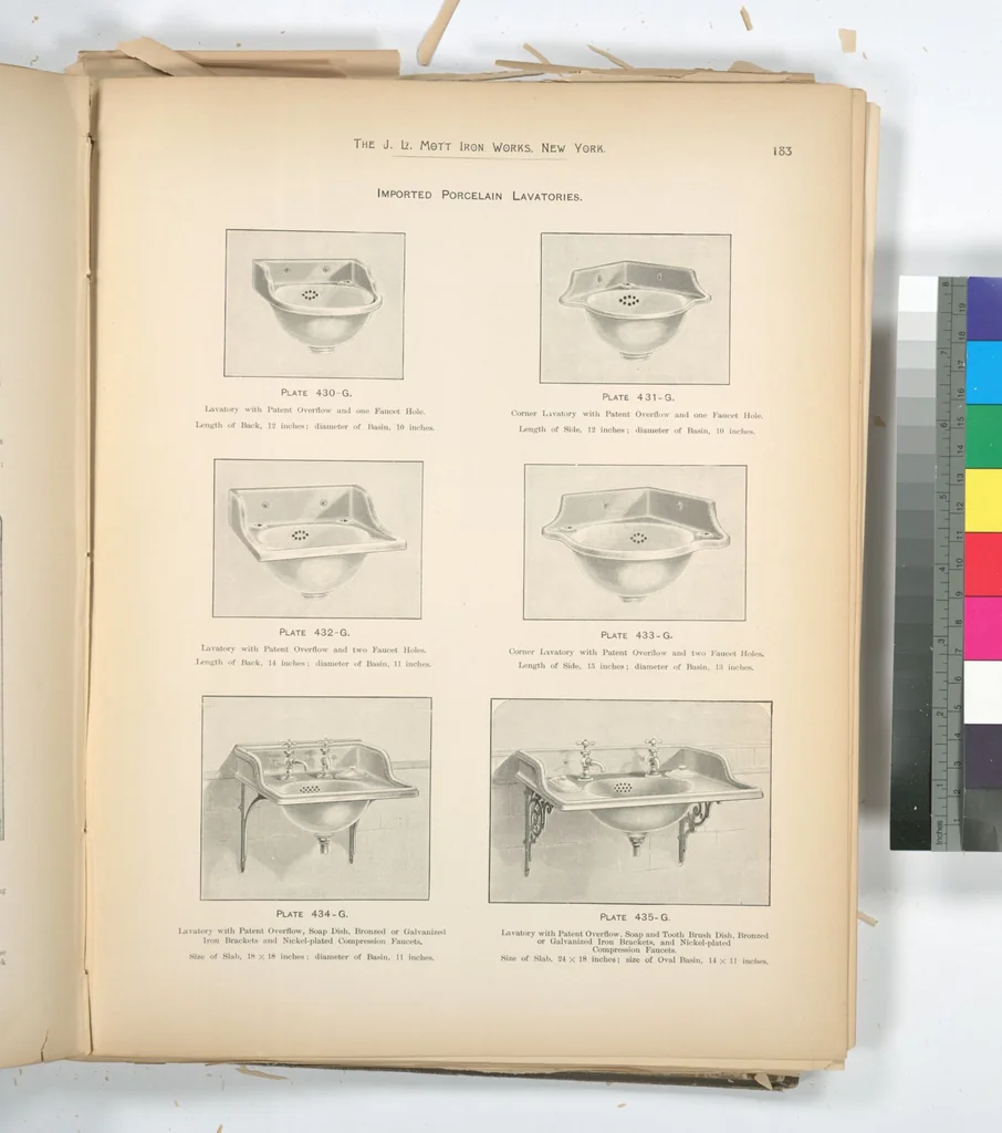 An illustration from Mott's plumbing, 1888, leaf 169