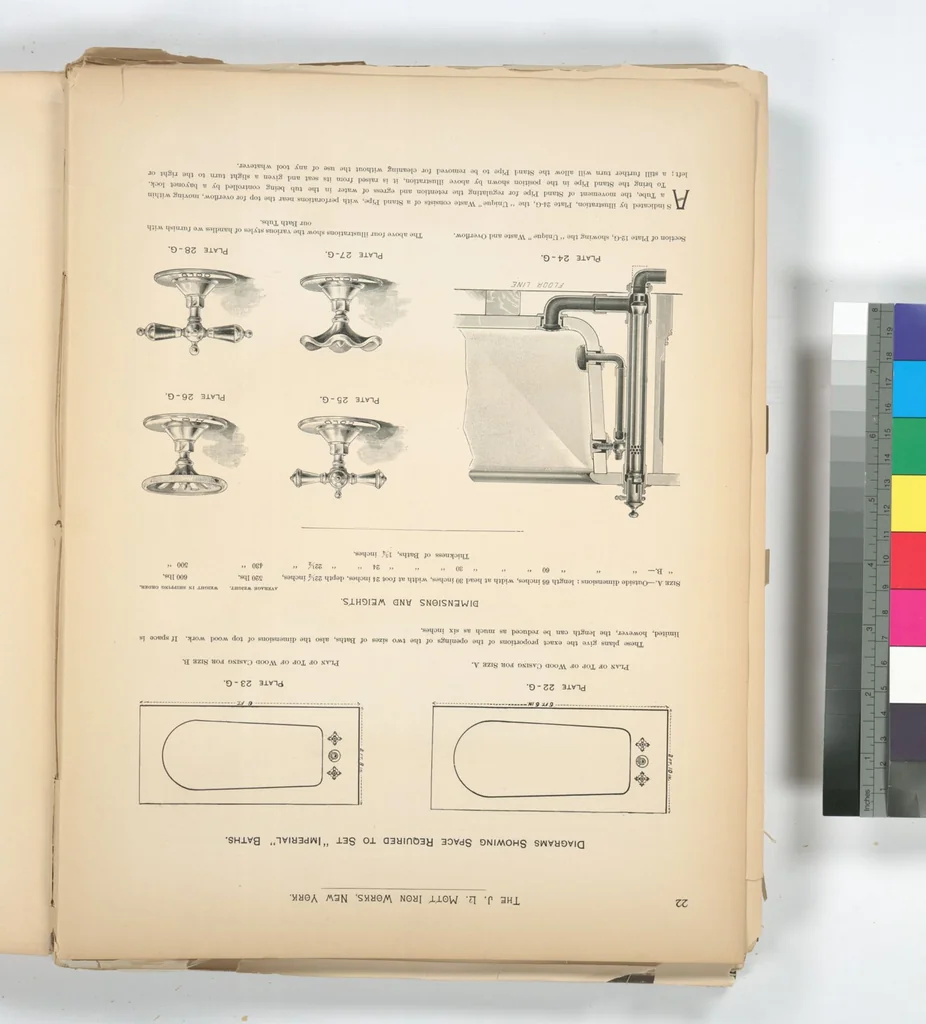 An illustration from Mott's plumbing, 1888, leaf 17