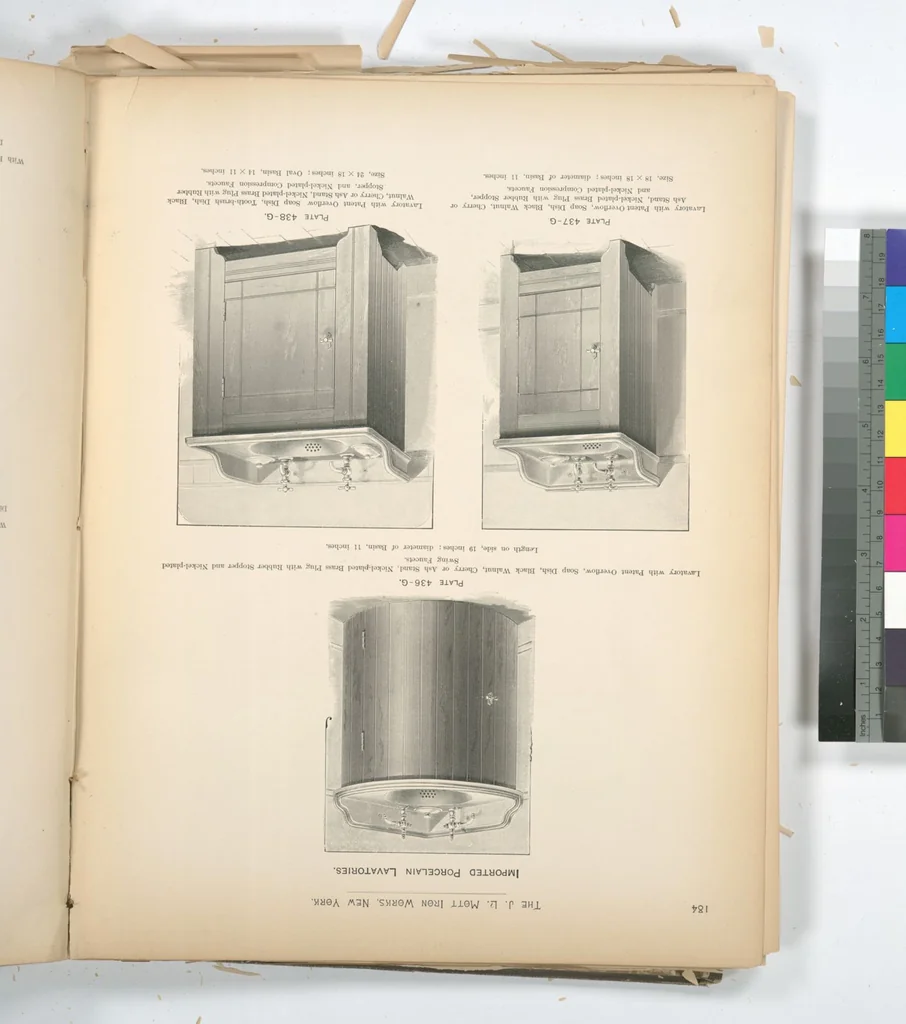 An illustration from Mott's plumbing, 1888, leaf 170