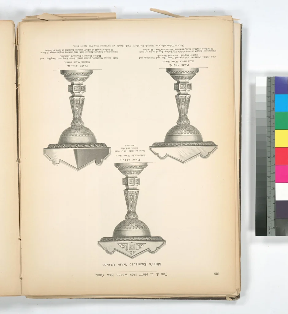An illustration from Mott's plumbing, 1888, leaf 172