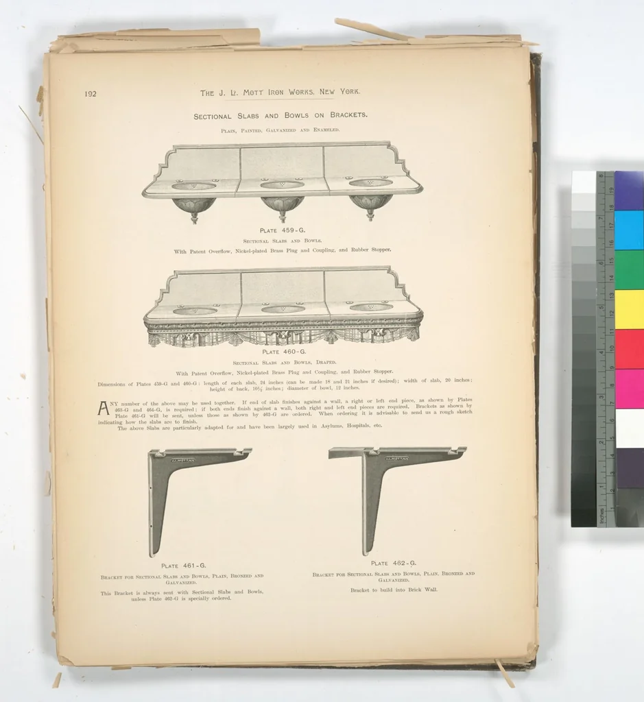 An illustration from Mott's plumbing, 1888, leaf 178