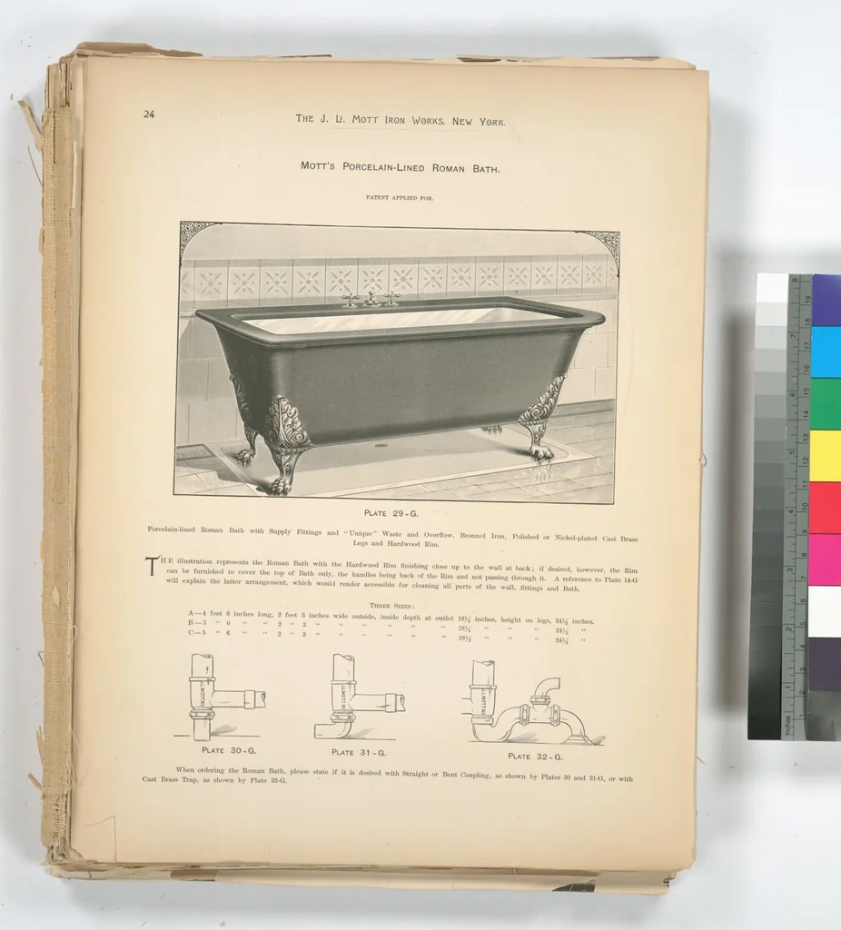 An illustration from Mott's plumbing, 1888, leaf 18