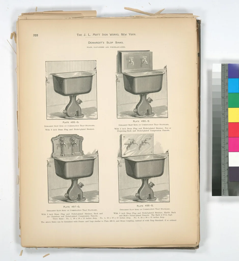 An illustration from Mott's plumbing, 1888, leaf 188