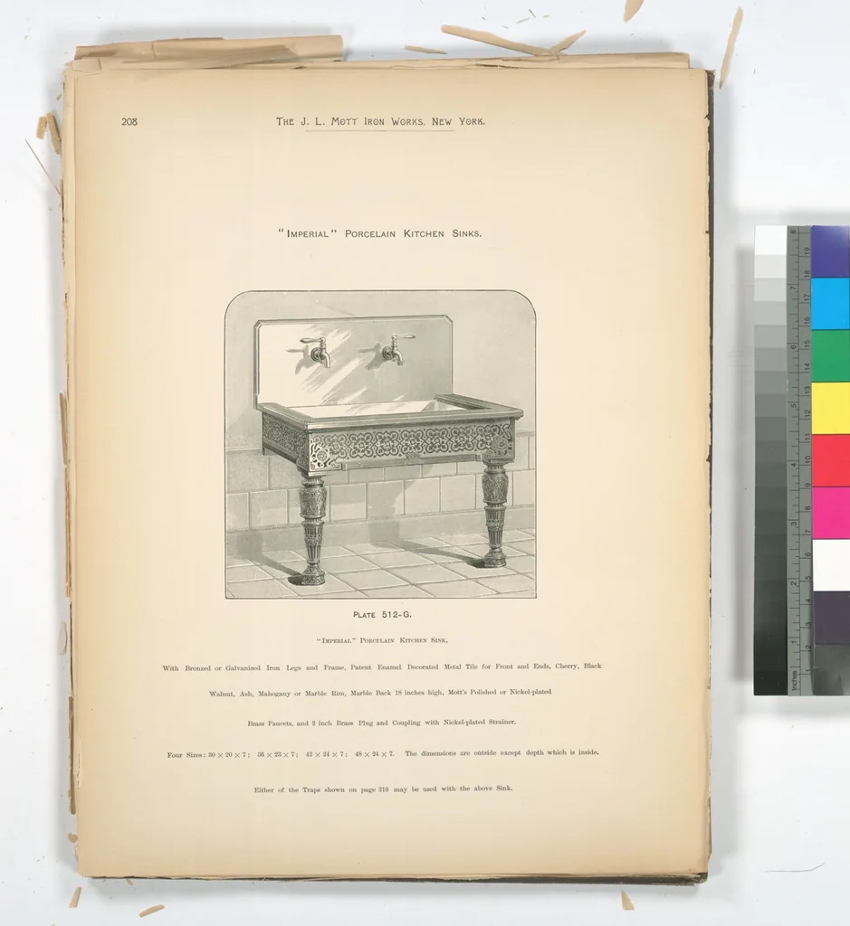 An illustration from Mott's plumbing, 1888, leaf 194