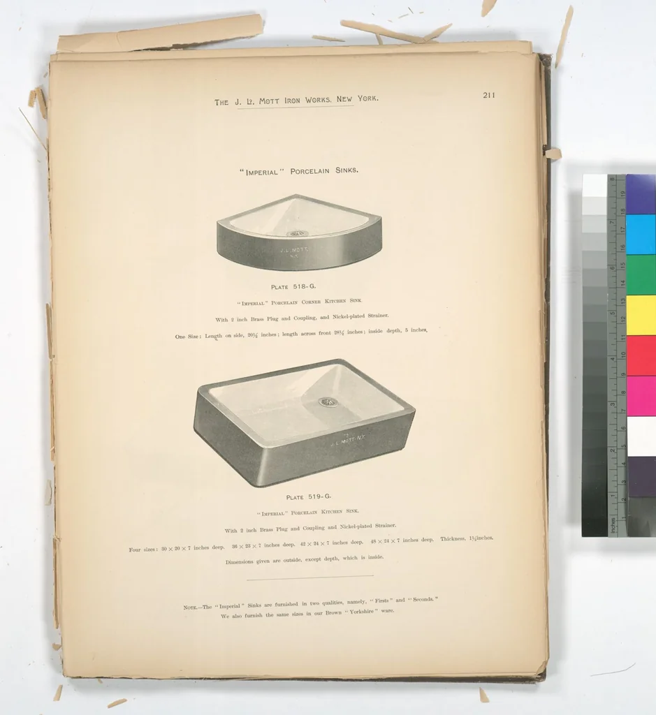 An illustration from Mott's plumbing, 1888, leaf 197