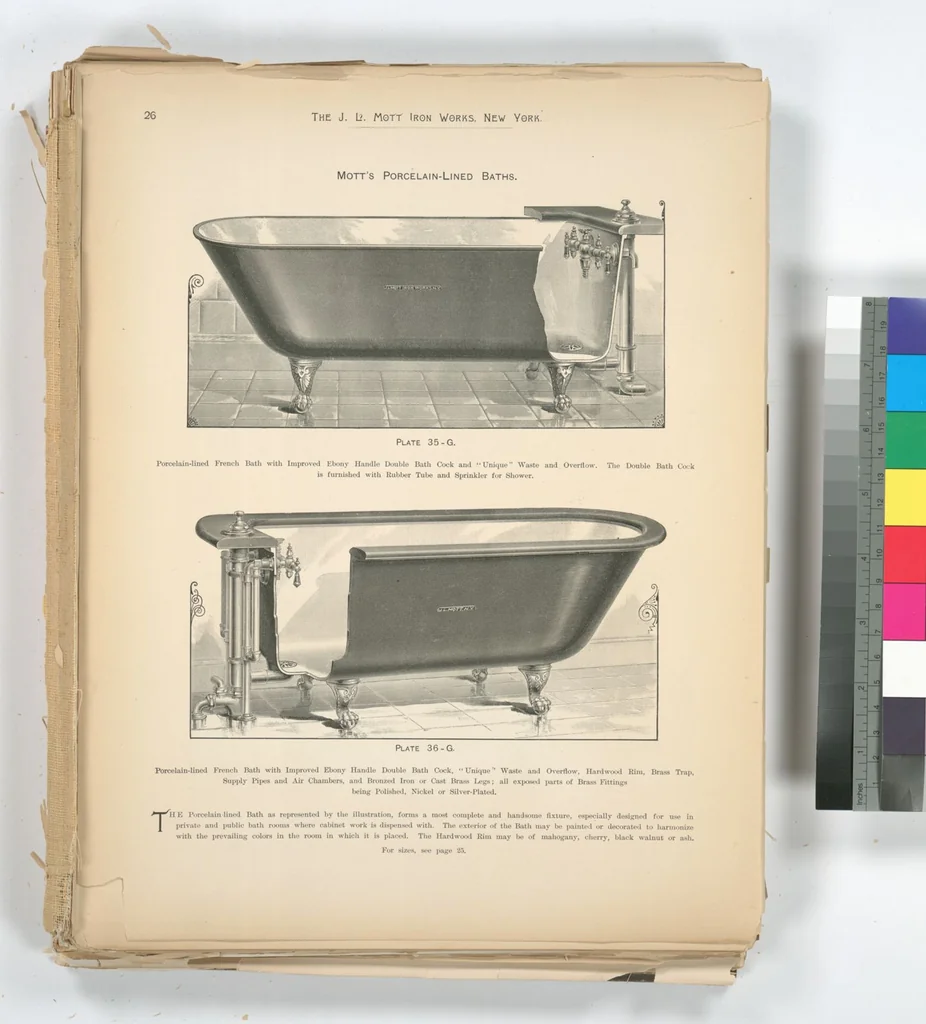 An illustration from Mott's plumbing, 1888, leaf 20