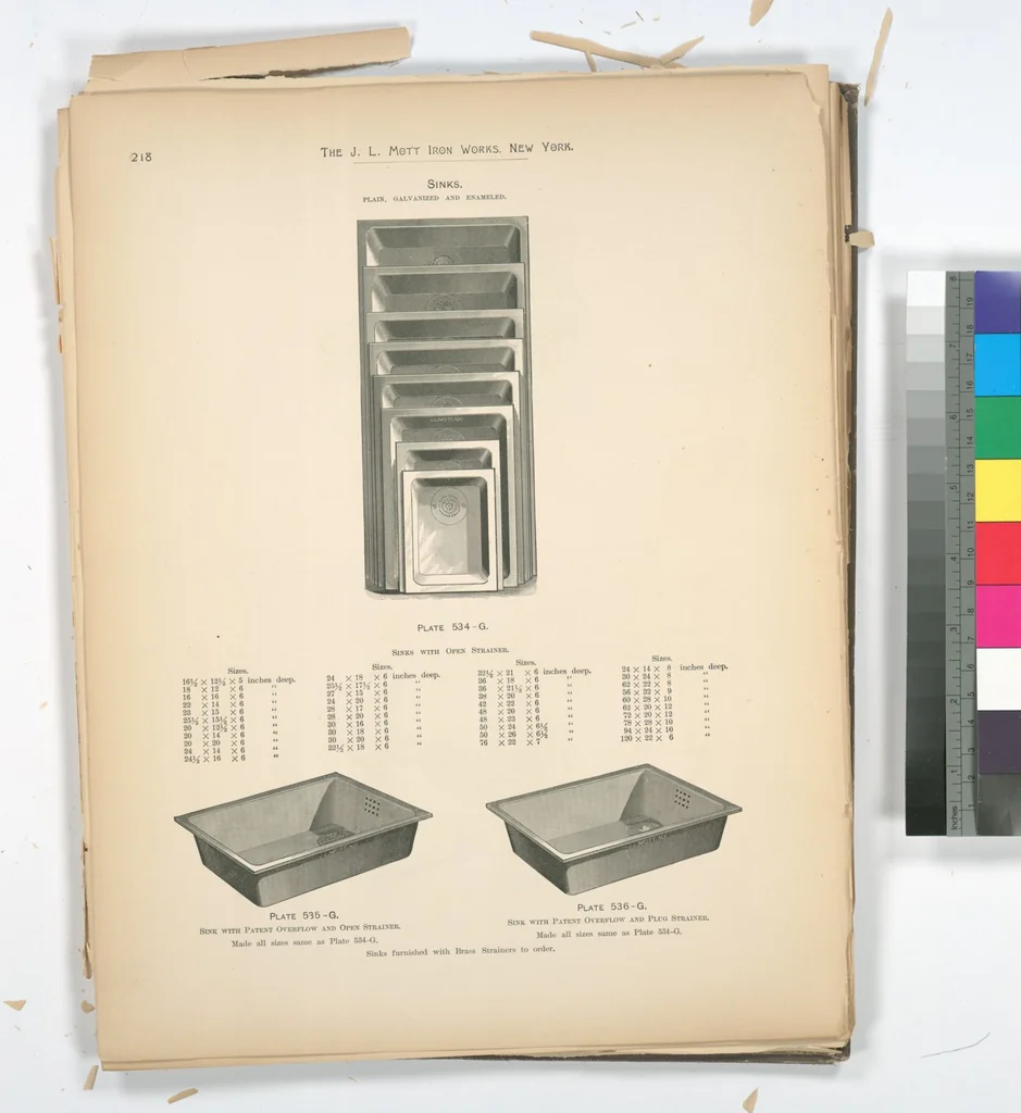 An illustration from Mott's plumbing, 1888, leaf 204