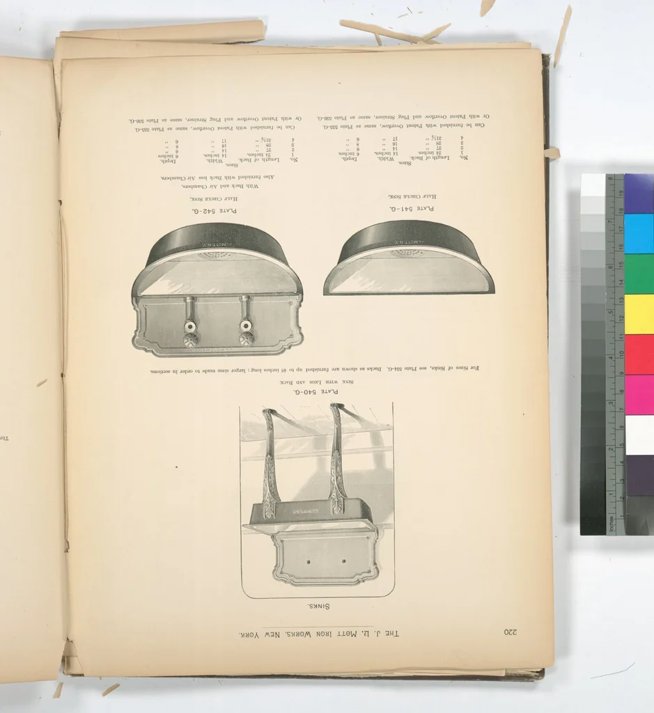 An illustration from Mott's plumbing, 1888, leaf 206