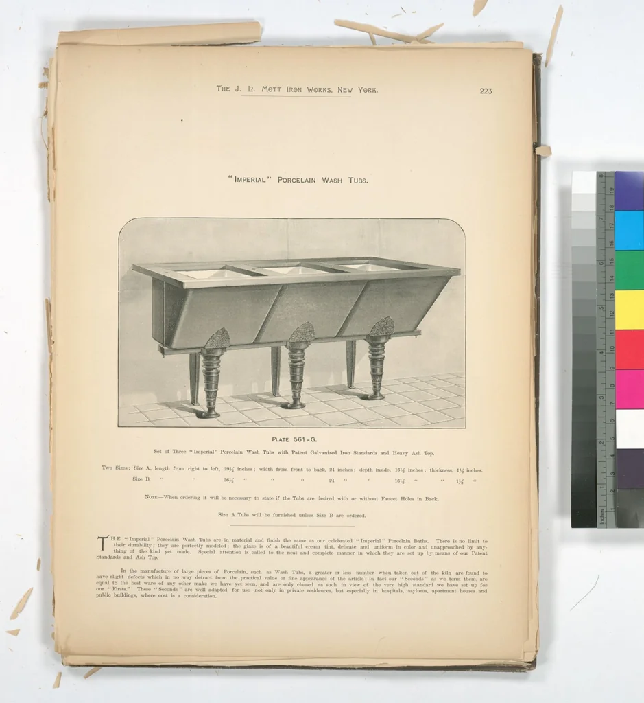An illustration from Mott's plumbing, 1888, leaf 209