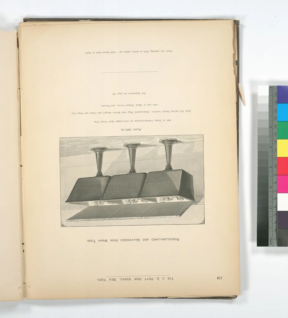 An illustration from Mott's plumbing, 1888, leaf 214