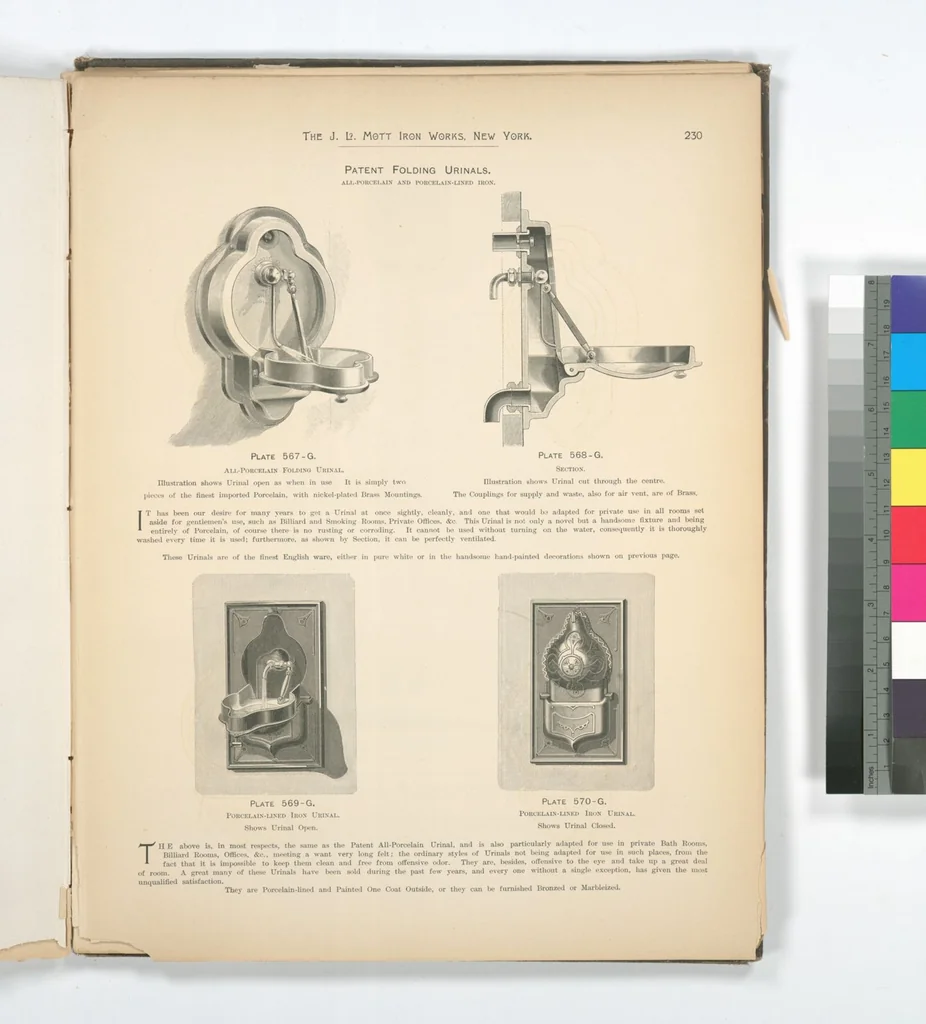 An illustration from Mott's plumbing, 1888, leaf 216