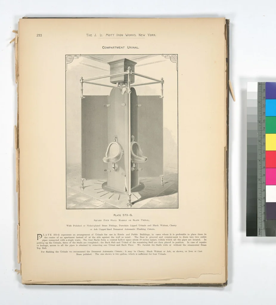 An illustration from Mott's plumbing, 1888, leaf 219