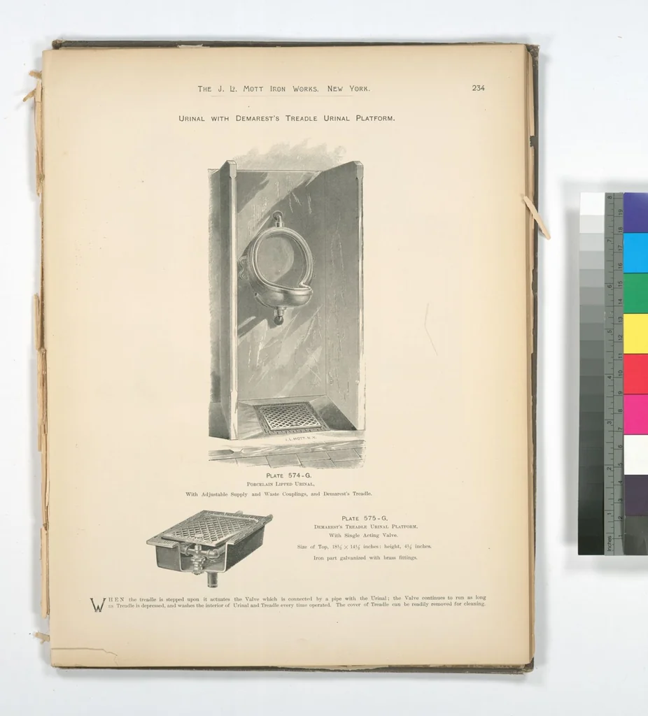 An illustration from Mott's plumbing, 1888, leaf 220