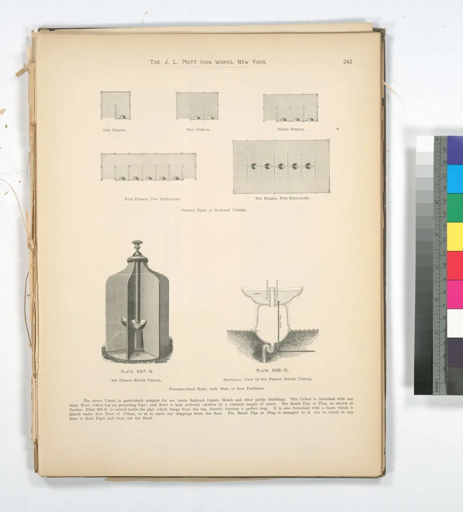 An illustration from Mott's plumbing, 1888, leaf 228