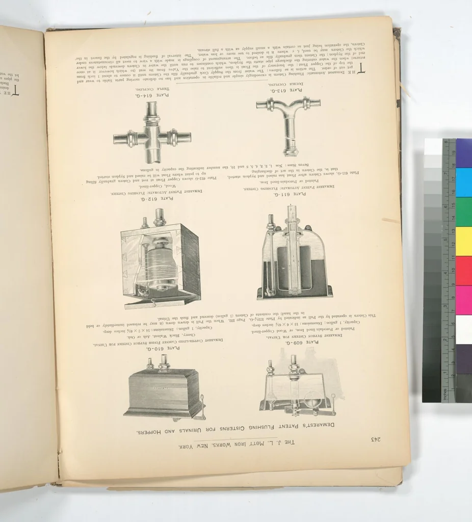 An illustration from Mott's plumbing, 1888, leaf 229