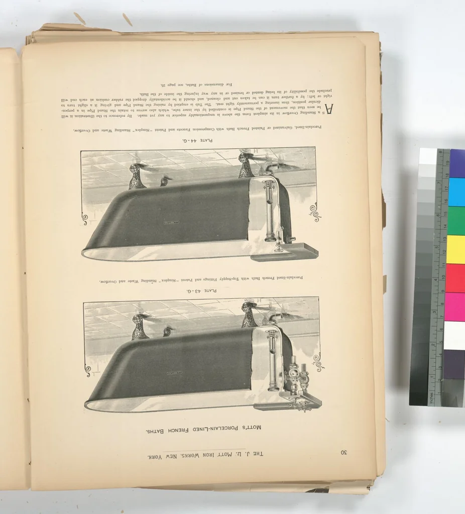 An illustration from Mott's plumbing, 1888, leaf 24