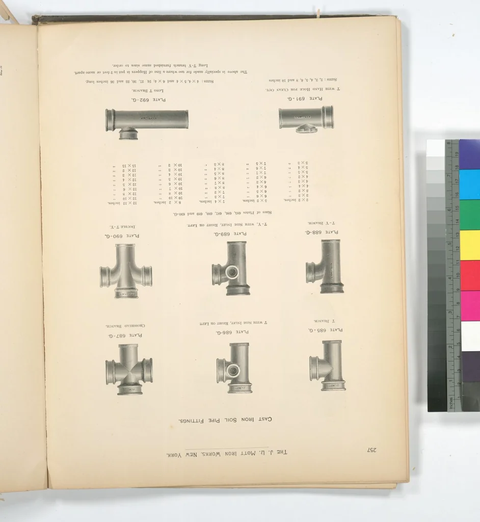 An illustration from Mott's plumbing, 1888, leaf 243