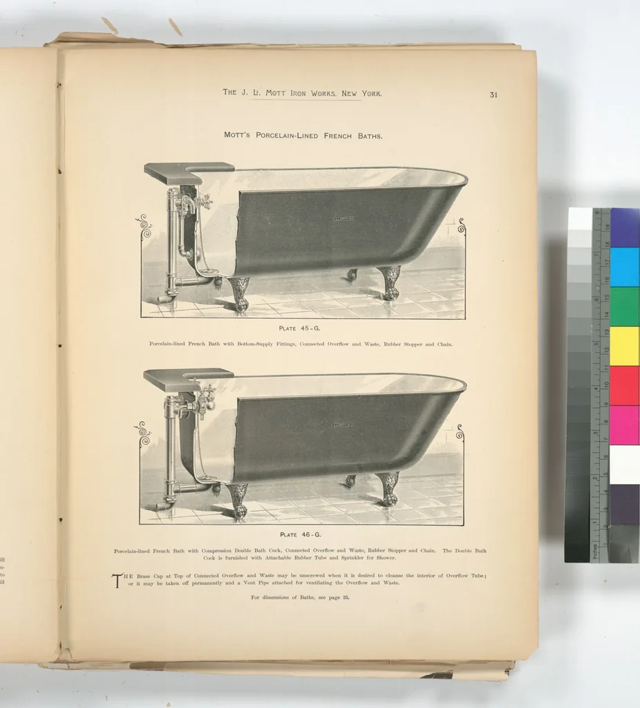 An illustration from Mott's plumbing, 1888, leaf 25