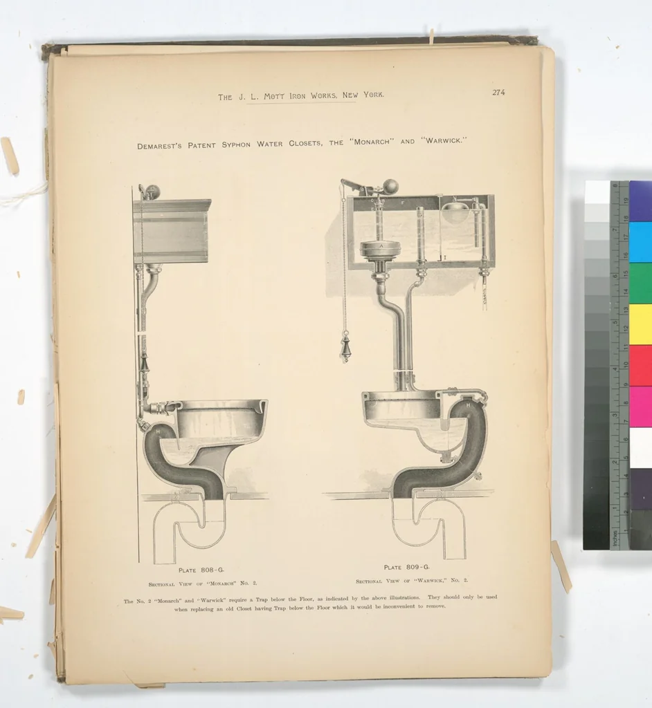 An illustration from Mott's plumbing, 1888, leaf 260