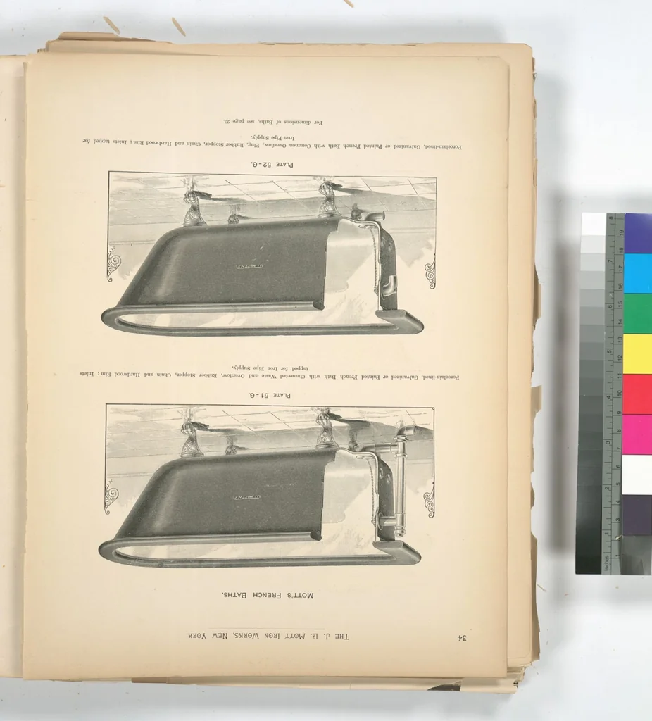 An illustration from Mott's plumbing, 1888, leaf 28