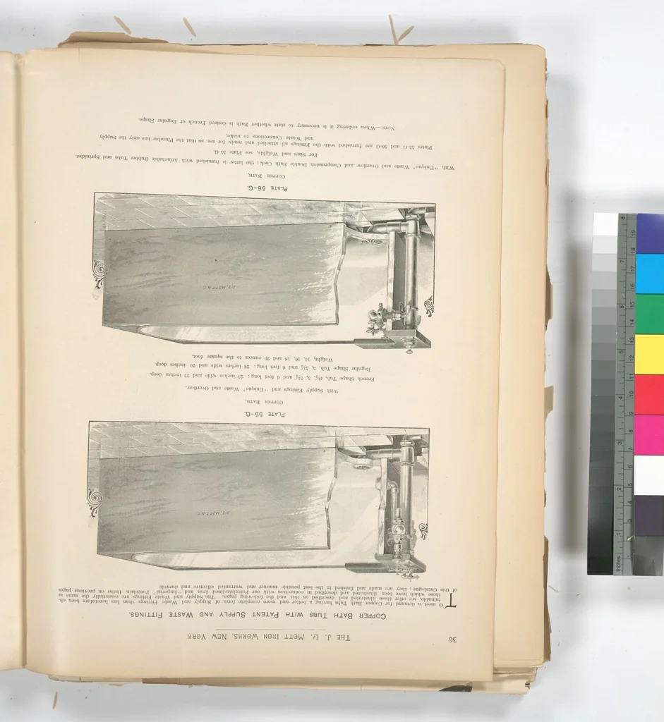 An illustration from Mott's plumbing, 1888, leaf 30