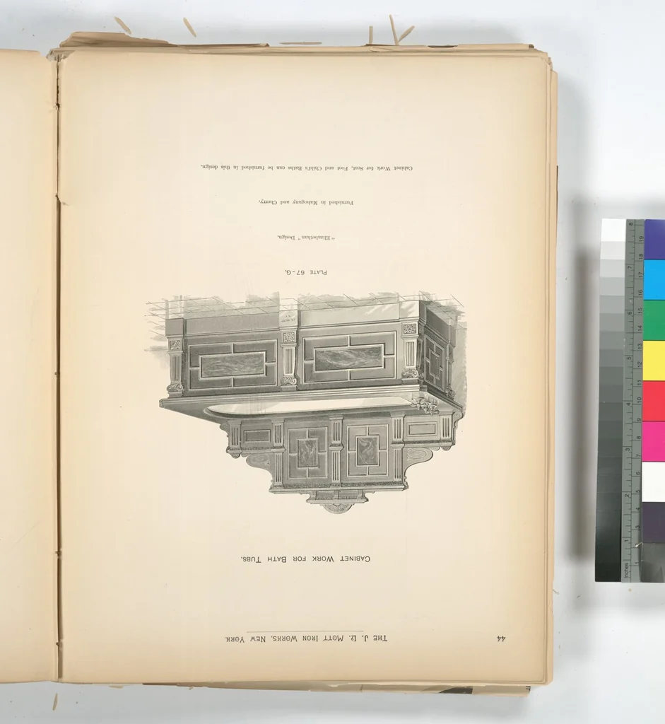 An illustration from Mott's plumbing, 1888, leaf 38