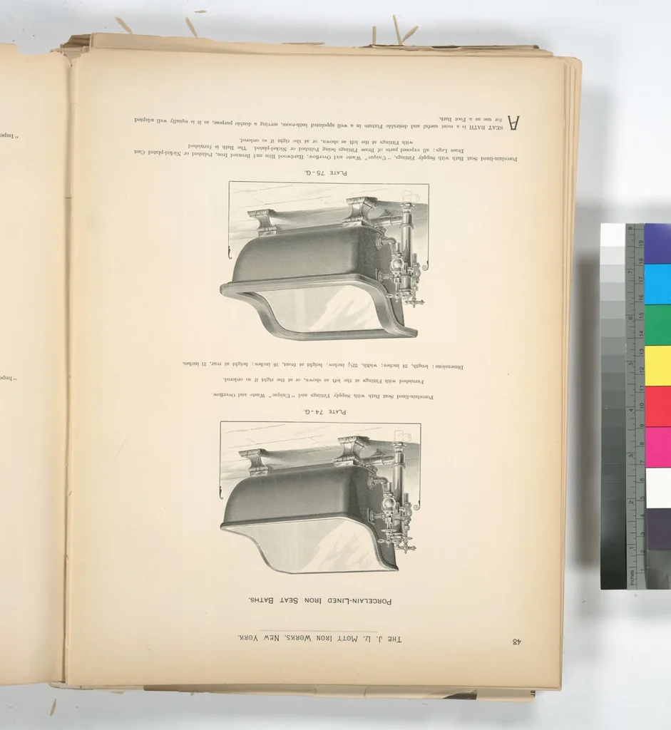 An illustration from Mott's plumbing, 1888, leaf 42