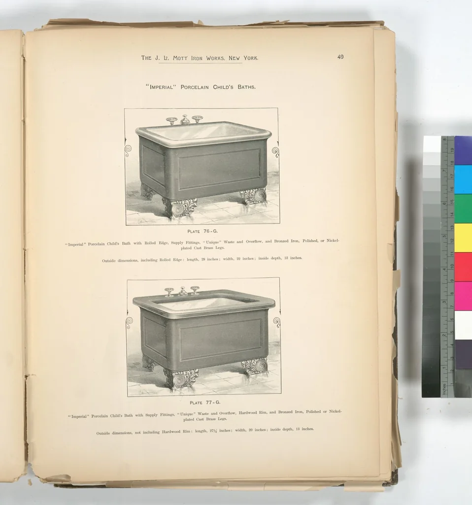 An illustration from Mott's plumbing, 1888, leaf 43