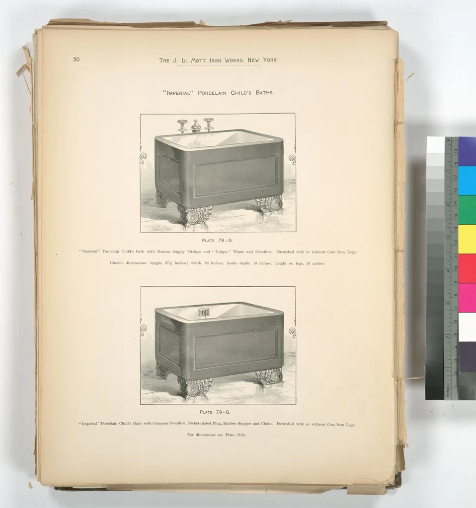 An illustration from Mott's plumbing, 1888, leaf 44