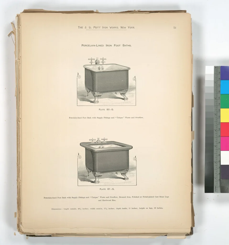 An illustration from Mott's plumbing, 1888, leaf 45