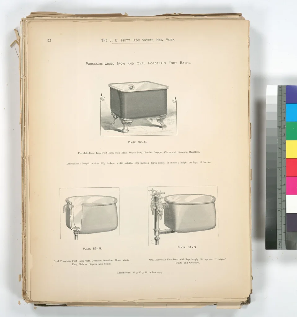 An illustration from Mott's plumbing, 1888, leaf 46