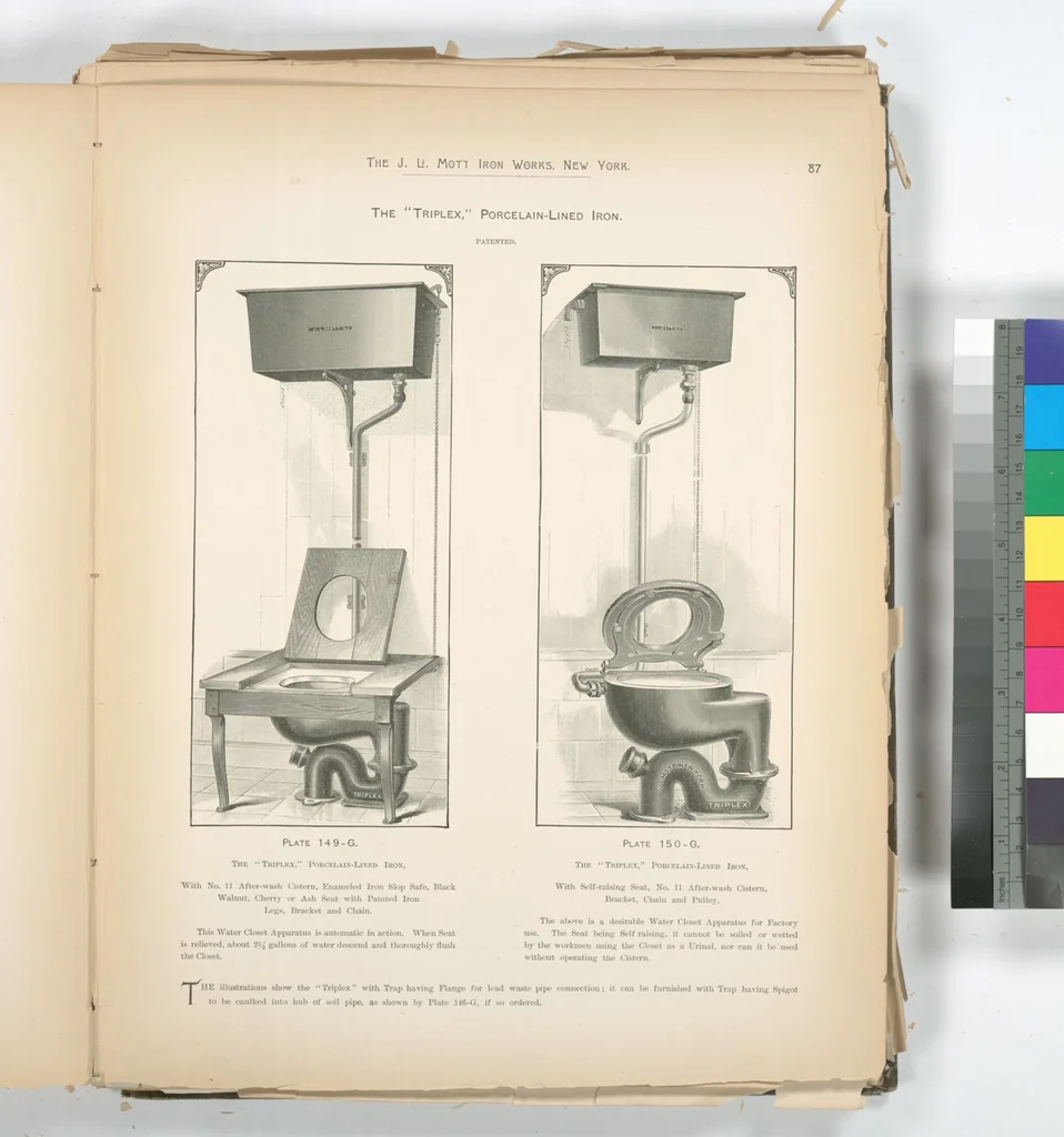 An illustration from Mott's plumbing, 1888, leaf 73