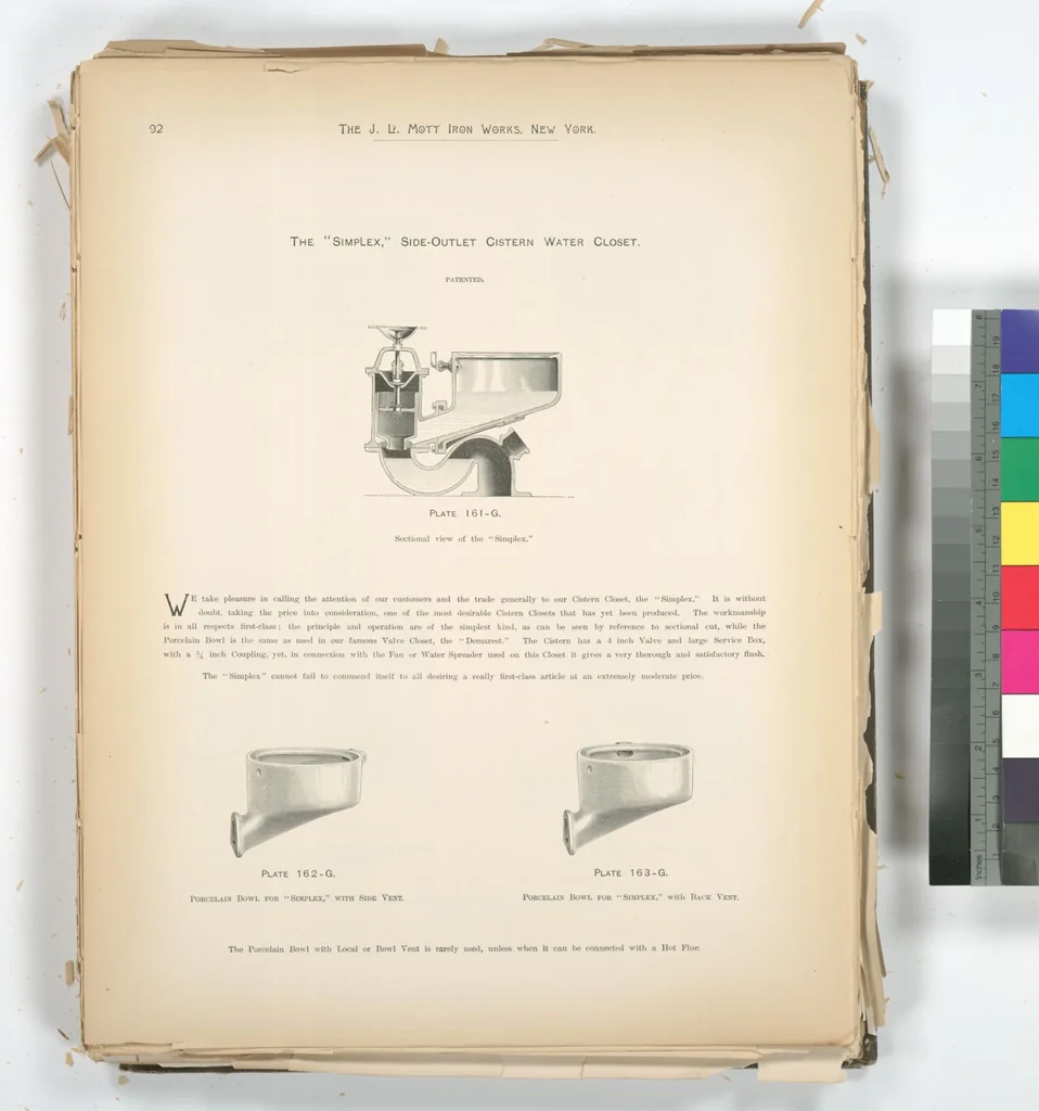 An illustration from Mott's plumbing, 1888, leaf 78