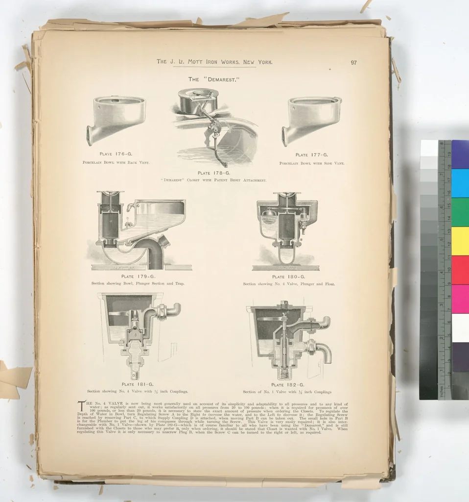 An illustration from Mott's plumbing, 1888, leaf 83